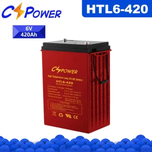 Bateria de Gel de Ciclo Profundo Cspower 6V-420ah Banco de Energia Solar para EV Golf para UPS para Embarcação Marinha para Manlift