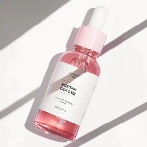 Oumana Private Label Liquid Brightening Boost Serum Hyaluronic Acid Vitamin B5 for for Face Eyes Lips Anti-Aging Whitening
