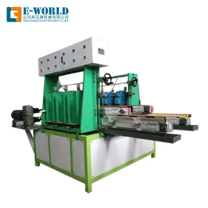 Small Double Side 6 Motor/Spindles Glass Straight Line/Round Edging Machine
