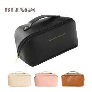 Wholesale Custom PU Leather Cosmetic Bag