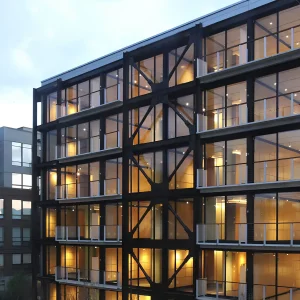 Large Area Stable Reliable Hot Sale Famous JIEKE High Rise Steel Structure Frame Apartment Hotel