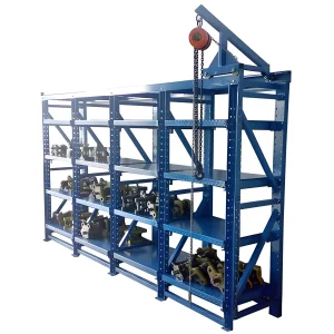 Heavy Duty Industrial Mold Storage Rack for Automotive Stamping Dies Durable and Anti-Rust Feature garage shelving