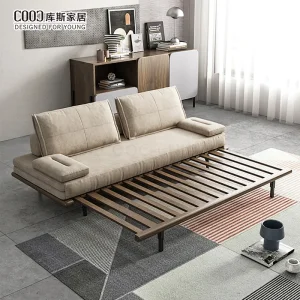 Wooden Modern Living Room Futon