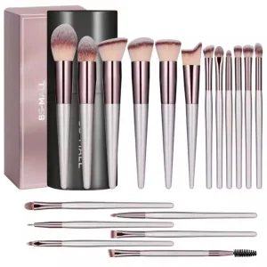 Makeup Brushes Set 18PCS Skin-Friendly Private Label Synthetic Makeup Brushes
