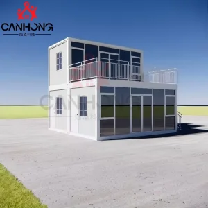 Quickly Assemble Prefab Modular High Quality Detachable Sandwich Panel Container House Flat Pack Temporary Home