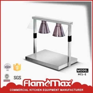 HCl-2e 2-Head Buffet Warming Lamp for Food Display (economical)
