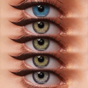 For Hot Sale Soft Colored Contact Lenses 1 Yearly Use HEMA Material CE Certified