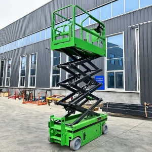Durable-Build 13.8m Max Working Height 11.8m Platform Height for Heavy-Duty Use Electric Scissor Lift