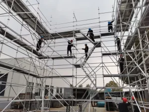 Modular Aluminum Mobile Aluminium Ringlock Scaffolding Tower for Decoration