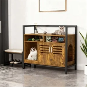 Modern Multi-Function Wood Cat Villa