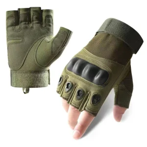 Heavy Duty Men's Half-Finger Tactical Gloves for Outdoor Sports Non-Slip Wear-Resistant Fitness Training Cycling &amp; Riding