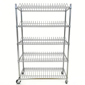 Customized Mobile Wire Shelving