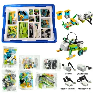 2021 New Technical Parts Wedo 3.0 Robotics Construction Set Building Blocks Compatible with Wedo 2.0 Educational DIY Bricks Toys