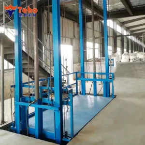 Custom Industrial Freight Lift with Hydraulic System for Efficient Goods Transportation