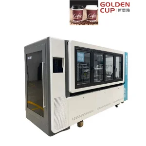 Golden Cup Disposable Ultrasonic Paper Cup Bowl Box Bag Making Automatic Disposable Paper Coffee Carton Cup Plate Glass Machine