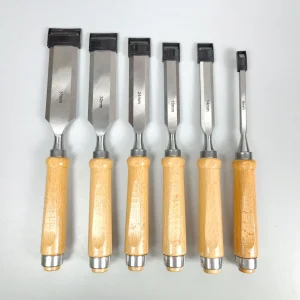 6 PCS Cr-V Steel Wood Carving Tools Woodworking Chisels Full Size Wood Carving knives