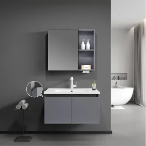 Fashionable PVC Paint-Free Bathroom Cabinet, Achieving Efficient Storage