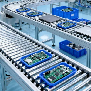 Adjustable Roller Conveyor System For Industrial Warehouse Logistics Packaging Flow Line