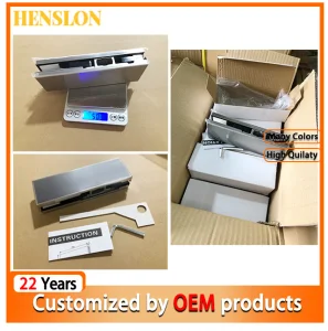 Office Stainless Steel Frameless Tempered Glass Door Pivot Patch Fitting Hydraulic Clamp