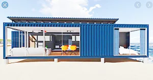 Deluxe Ocean Bespoke Prefab Makeover Recycled Home Modular Container House Portable Villa