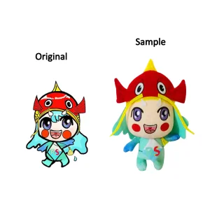 Custom Multicolour Corporate Mascot Fish Soft Stuffed Carp Plush Toy Cotton Dog Toy for Baby Features Dancing and Singing