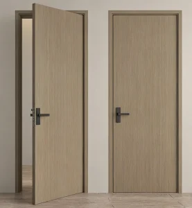 Professional Sound Insulation High Standard Villa Home Theater Interior Door Stainless Steel Wooden Composite Soundproof Doors
