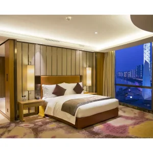 Mobiliario de hospitalidad, muebles de lujo, cama, hotel, dormitorio, suite