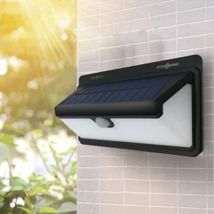 102 LED IP 65 Luces de Sensor de Movimiento Solar Impermeables, Luces de Seguridad Solar para Exterior para Jardín