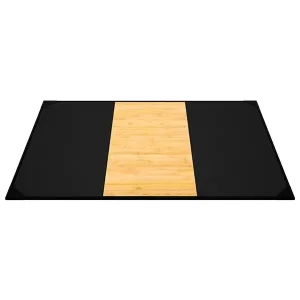 Black Wooden Weight Lifting Platform
