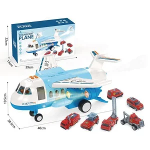 Sound Light Friction Inertia Funny Track Storage Transport Plane Toy