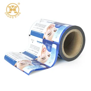 Eco Friendly High Barriers Pet Al PE Laminated Custom Printed Film Roll Shampoo Cosmetic Sample Sachet Size Plastic Packing Film