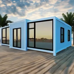 Luxury 3-4 Bedroom Expandable Container House 20ft 40ft Mobile Tiny Prefabricated Steel Villa Luxury Folding Mobile Tiny House