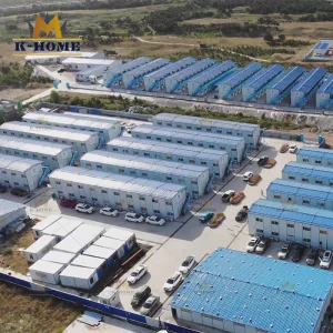 Fast Construction Panelized Modular Prefabricated Structure Work Site Temporary Staff Housing