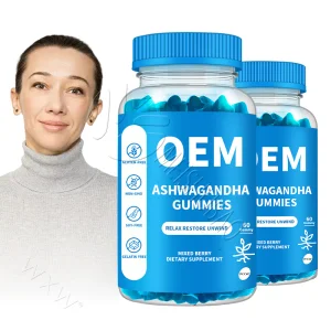 OEM/ODM Ashwagandha Gummies Boost Mood &amp; Energy Natural Ingredients