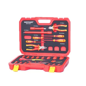 Maxpower Electricians Screwdriver Industrial Tool 1000V 25 Piece VDE Insulated Tool Set With Soft-grip Handles