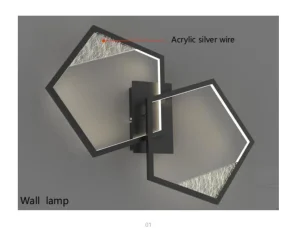 إضاءة سقف ذكية بتقنية LED للنمط الاسكندنافي الحديث لغرفة المعيشة وغرفة النوم وقاعة الطعام والممرات