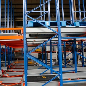 High Density Warehouse Automated Retrieval Storage Radio Shuttle Pallet Rack Radio Shuttle Racking System