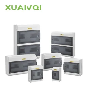 Outdoor IP65 Waterproof ABS 4/6/9-Way Distribution Box Indoor Power MCB Junction DB Enclosure Solar Electrical Equipment
