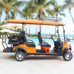 New Concept Model Electric Golf Cart with 6 Seats Forward Lithium Battery (48V) Electric Cart