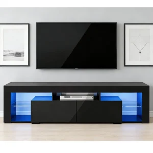 Modern Adjustable TV Stand with Storage for Living Room Furniture