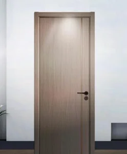 Durable with Warm Acoustic Soundproofing Elements Wood Door