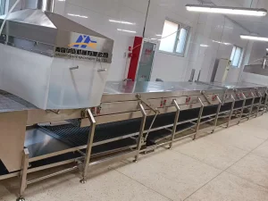 Máquina de Cozimento a Vapor Contínuo para Cozimento em Massa de Pequenos Pães Cozidos a Vapor