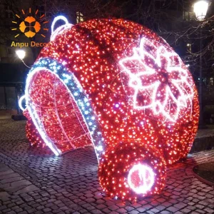 3D LED Christmas Gift Box