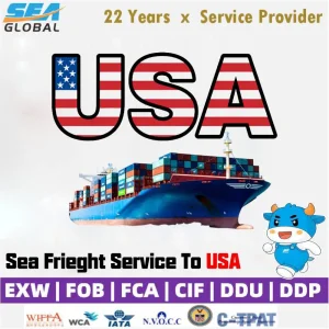 Freight Forwarder Container Shipping China to USA Canada Mexico EXW Fob DDU DDP Logistics Agent