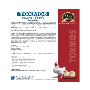 Toxmos Toxin Binder High Workable Poultry Vitamin Feed Additives for Chickens Immune Booster Anti Stress