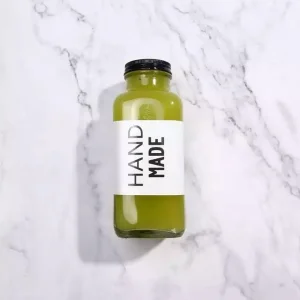 Square Juice Bottle Aluminum Lid