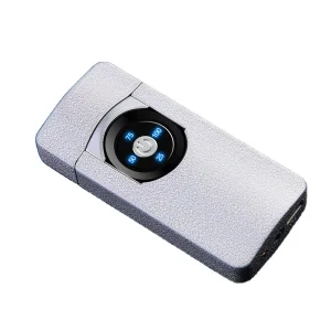KY Custom Logo Luxury Touch Sence Pulse Dual Arc Battery Windproof Chargeable Lighter Electronic Cigarette