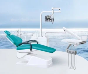 Modern Electric Dental Chair Unit with Custom Spittoon