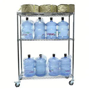 Customized Chrome Plated Wire Shelving Rack