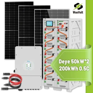 100kw/215kwh Lithium Battery Solar Storage System - Smart Energy Management